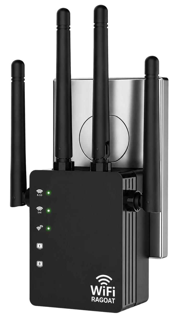 RAGOAT SignalMax 1200 Ethernet WiFi extender front view