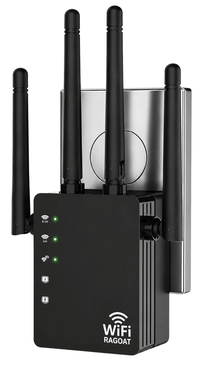 RAGOAT SignalMax 1200 Ethernet WiFi extender front view
