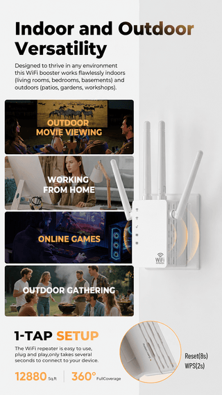 RAGOAT SignalMax 1200 black and white WiFi extender options