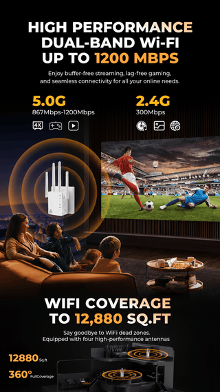 RAGOAT SignalMax 1200 white plug-in WiFi extender