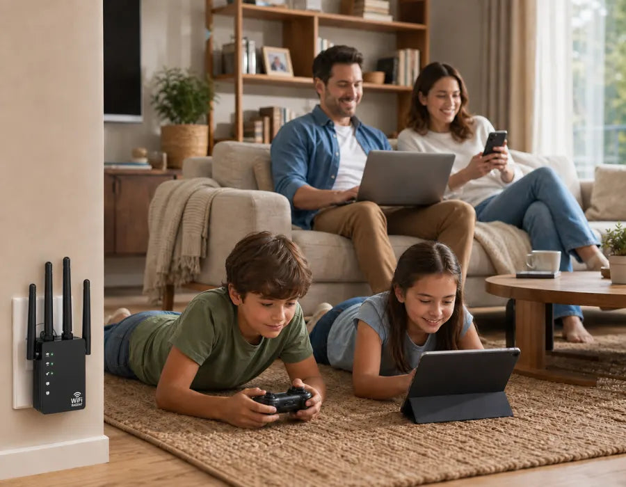 Family space with stronger home WiFi