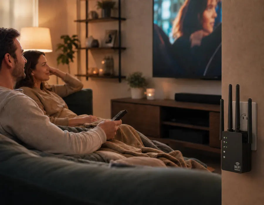 Smart TV room with smoother streaming
